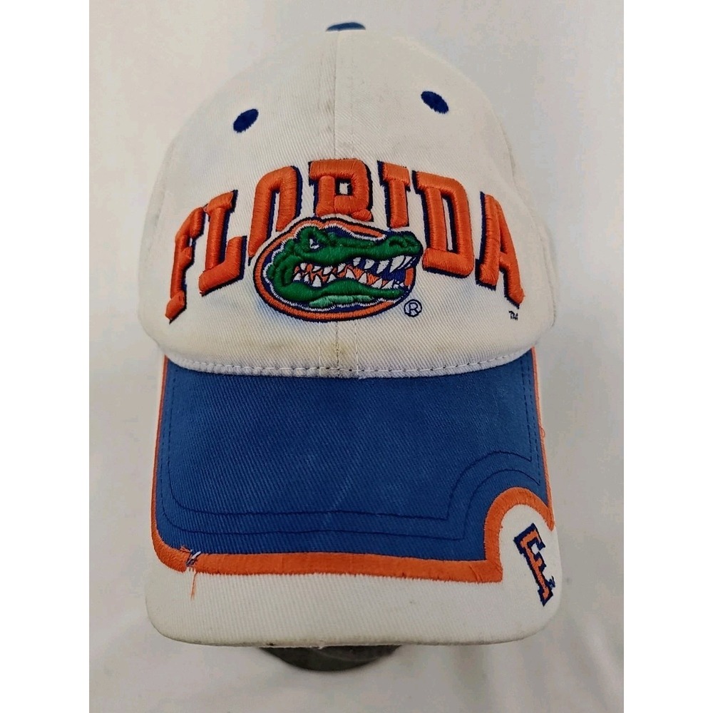 Vintage Starter Florida‎ Gators StrapBack Hat NCAA Blue orange white distressed